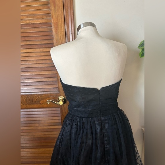 Unique Vintage Y2K Black Formal Mini Dress - Picture 6 of 6